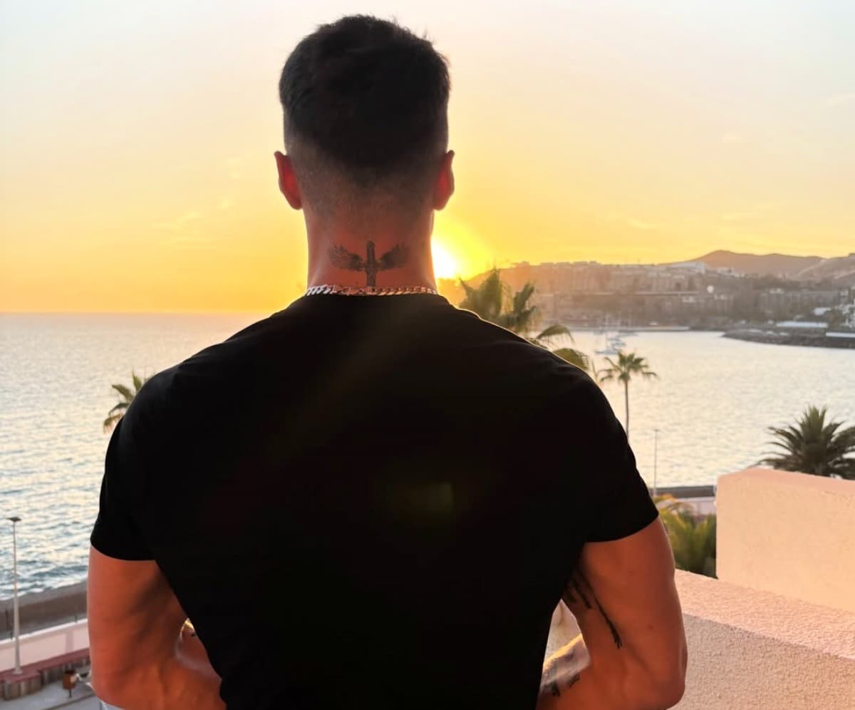 Sunset, looking out